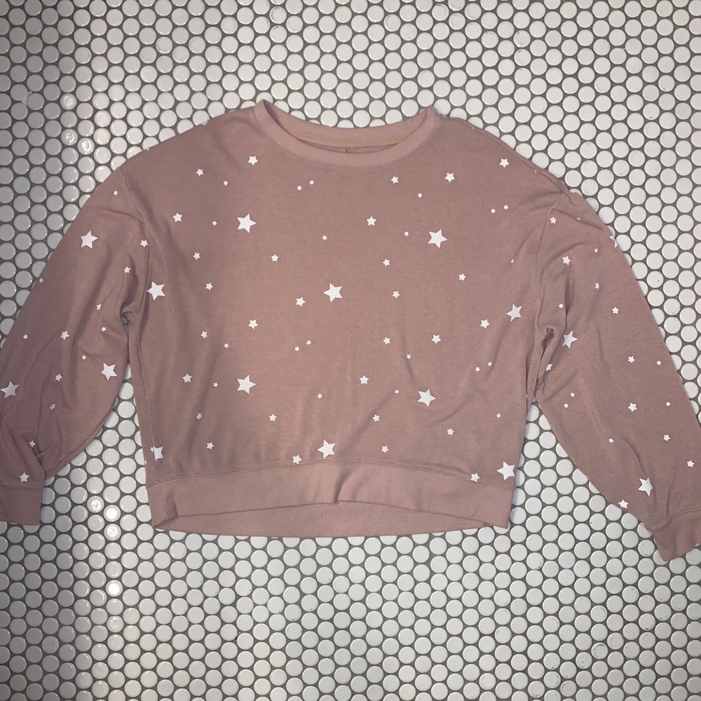 Z Supply Lux Star Pink Pullover